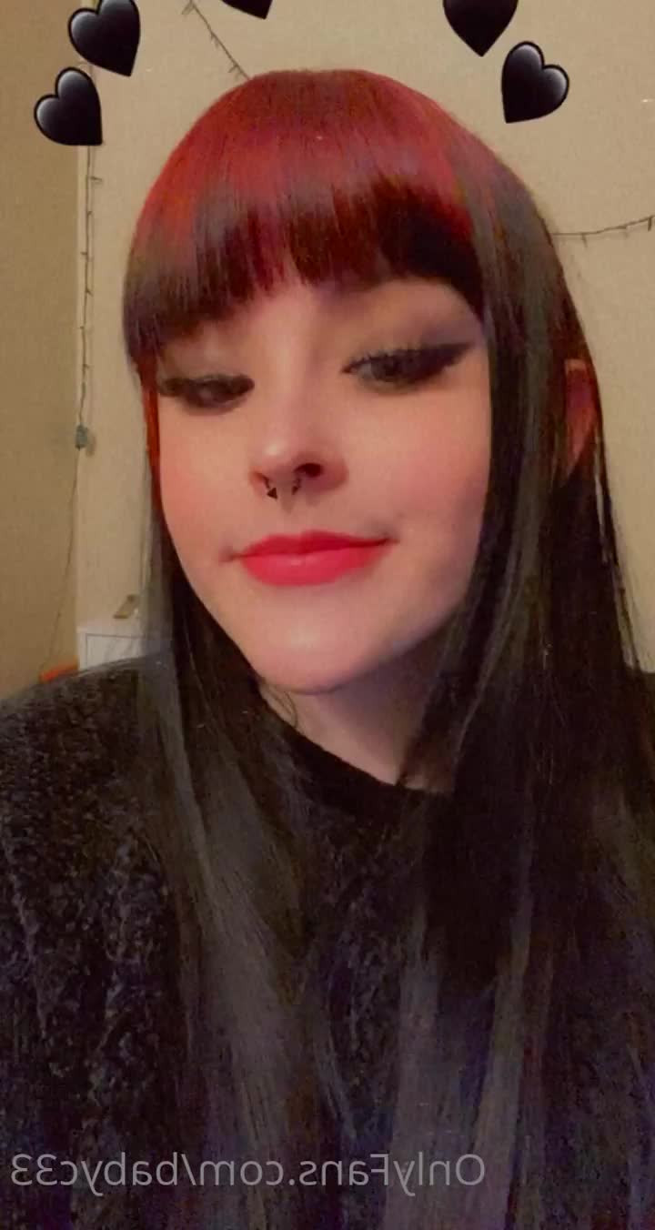 ♥︎Goth Bitch♥︎ [ babyc33 ] - shot a lil something cute tonight 🥰💕 - ePornLeak
