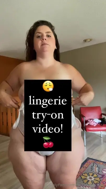 Sugarsgotcake Teasing With A Tight White Lingerie