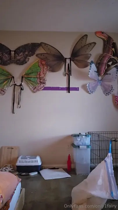 Only1Fairy Strips And Fingers Her Tight Pussy