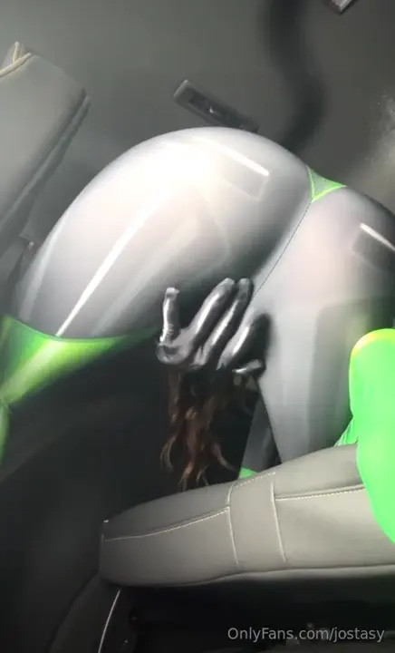 Jostasy Rubs Her Camel Toe Over Her Suit