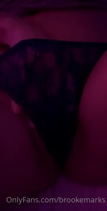Brookemarks Touches Her Pussy In Lace Panty