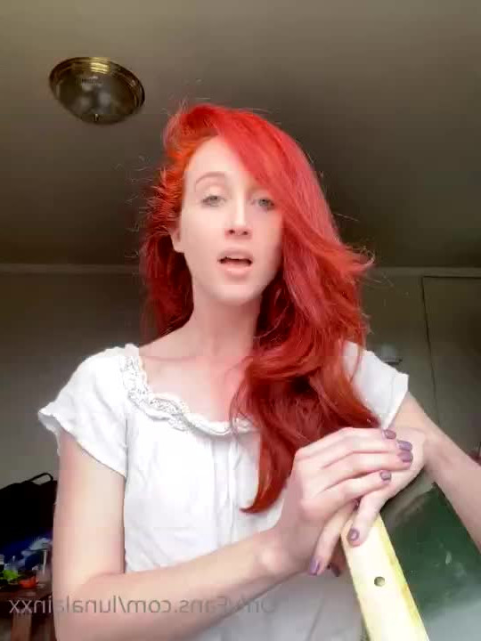 Luna Lain - Redhead Dream [ lunalainxx ] - Feeling pretty in pink - ePornLeak