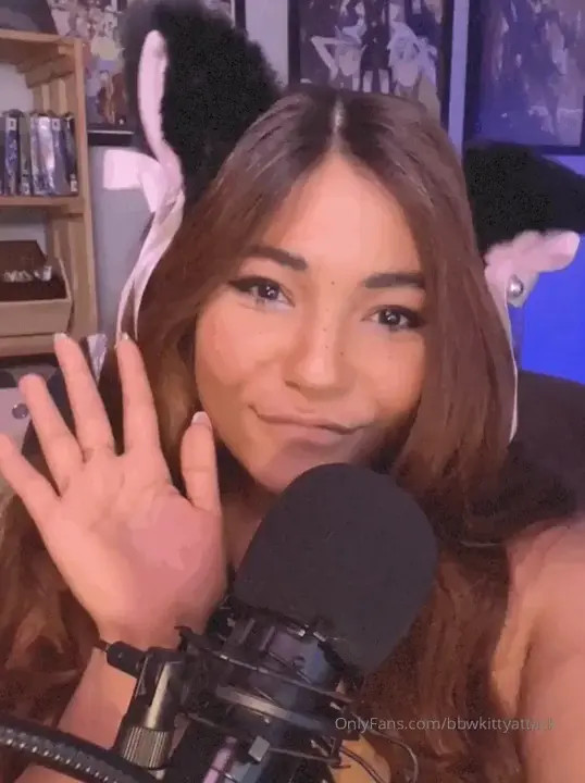 Slut Bbwkittyattack Waves At the Camera