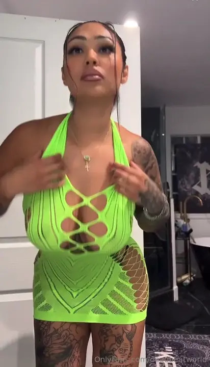 Deadbeatworld Strips Only Leaving Thong On