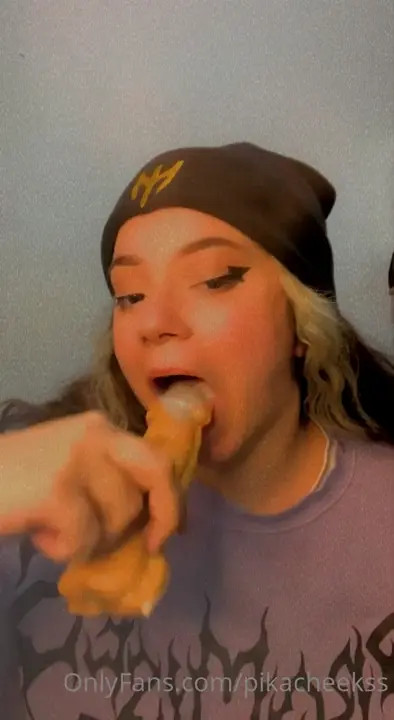 Pikacheekss Having A Dick For Waffles