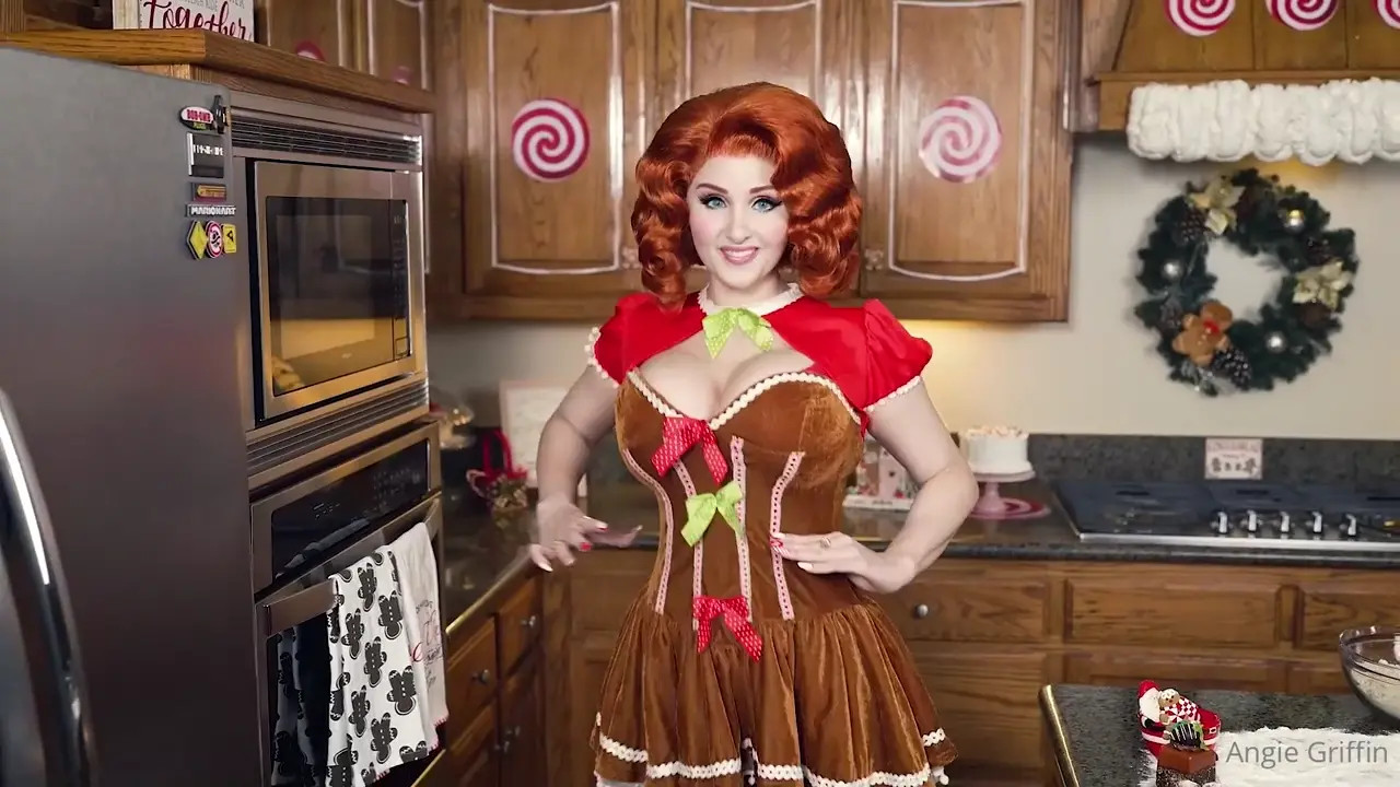 Angiegriffin Puts Icing On Her Boobies