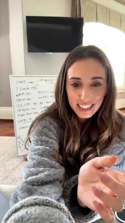 Christina Khalil Tries On Her Swimsuits In A Livestream