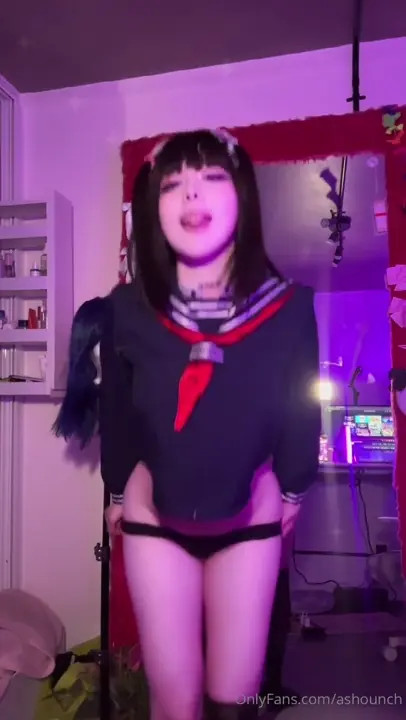 Cosplay In A Slutty School Uniform