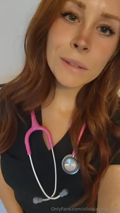 Oliviajaymesfree Strips Scrubs In Titty Tease - ePornLeak