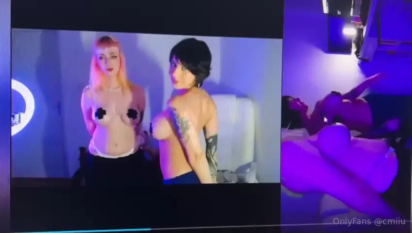 Jiggling Their Tits With Nip Covers