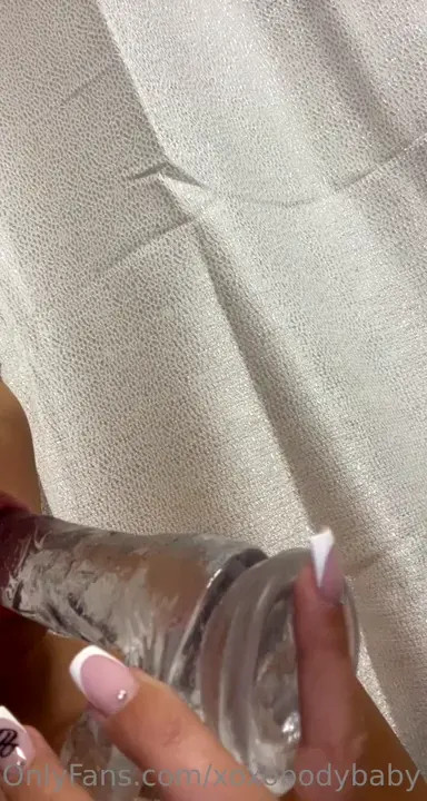 Xoxobodybaby Doing A Dildo Blowjob