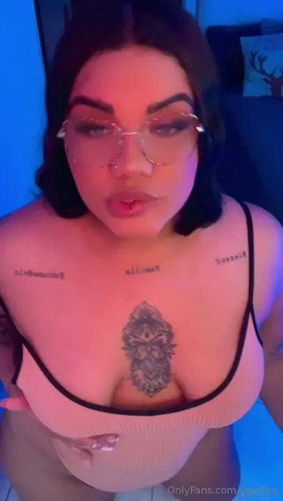 Yourlira On Her Knees With Tongue Out Tease