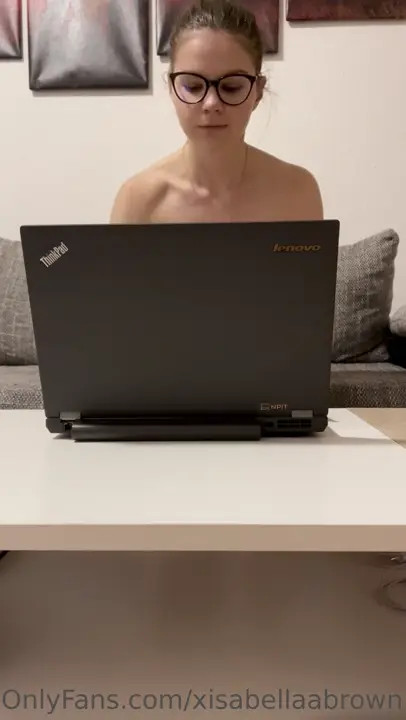 Xisabellaabrown Caressing Her Small Tits