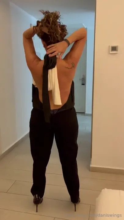 Daniswings Strips And Exposing Her Tits