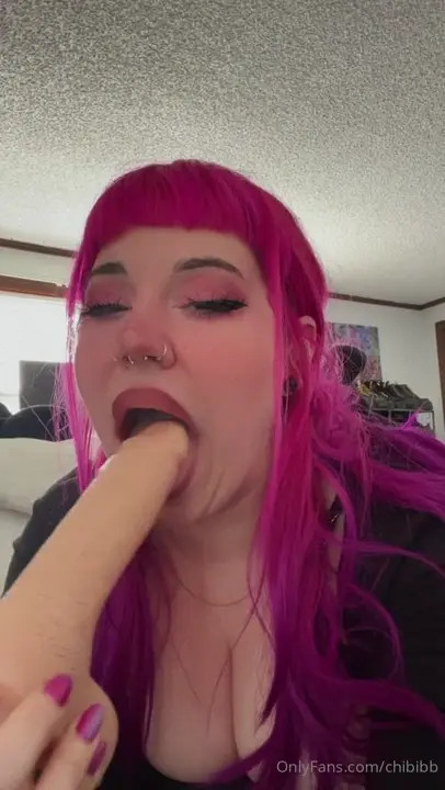 Chibibb Gives A Blowjob To Her Fave Toy