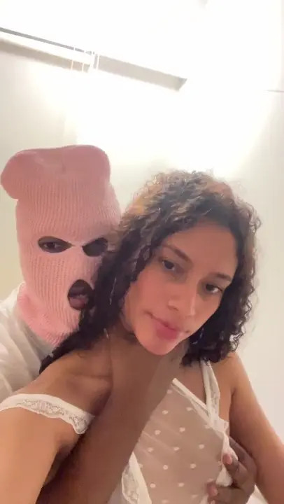 Groping Curlykarol's Breasts