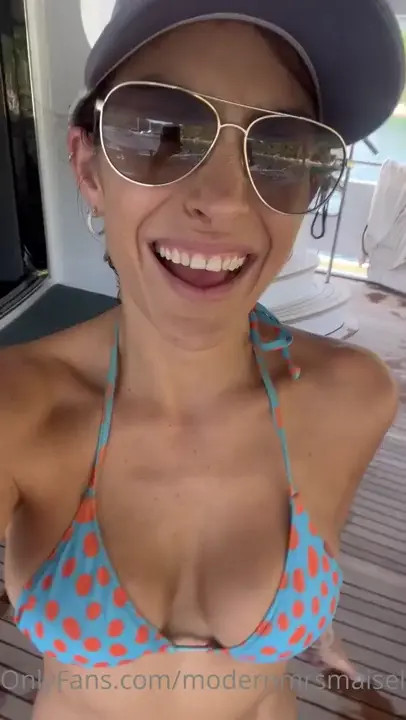 Modernmrsmaisel Dances In Her Printed Bikini