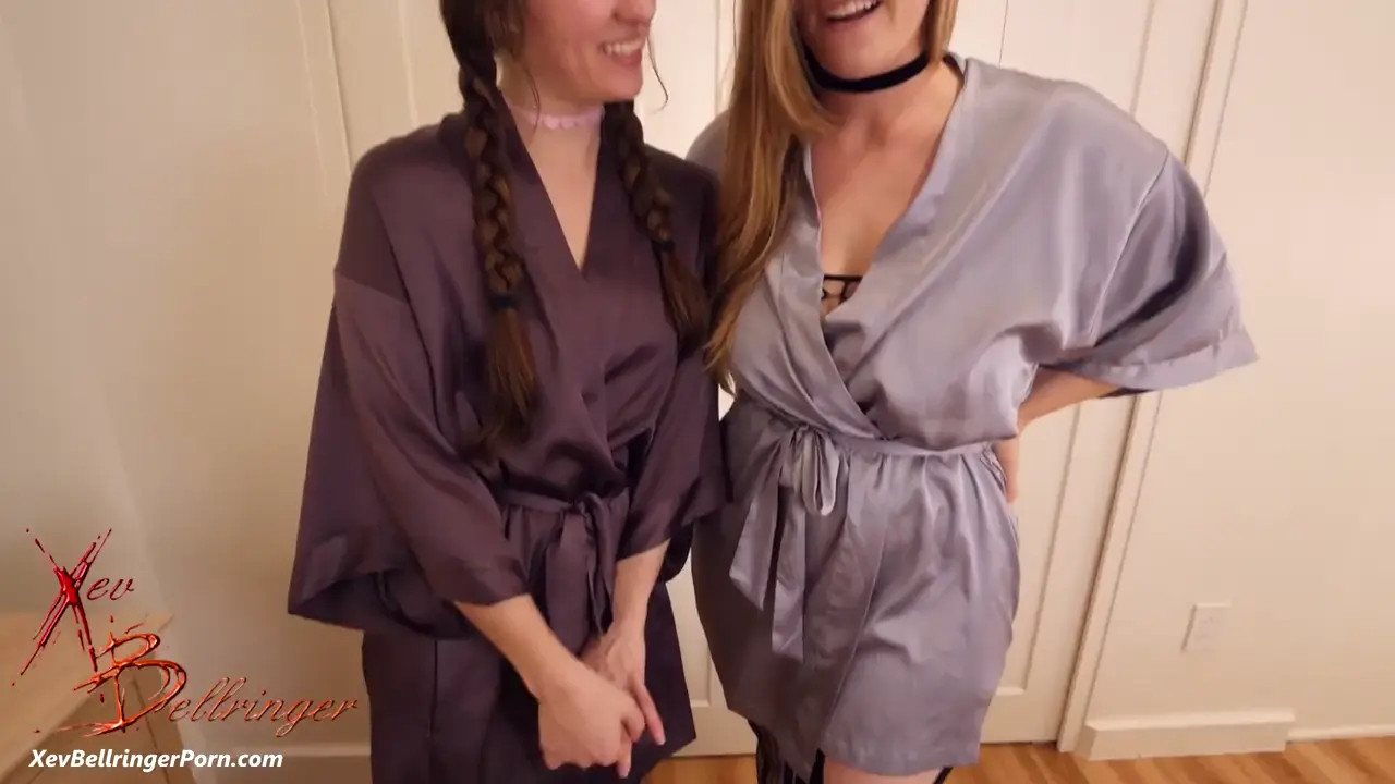 Xev Bellringer Threesome Ends In Creampie