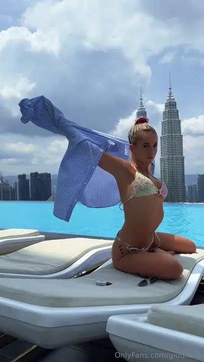 Giudittaa Strikes Sultry Poses In A Bikini