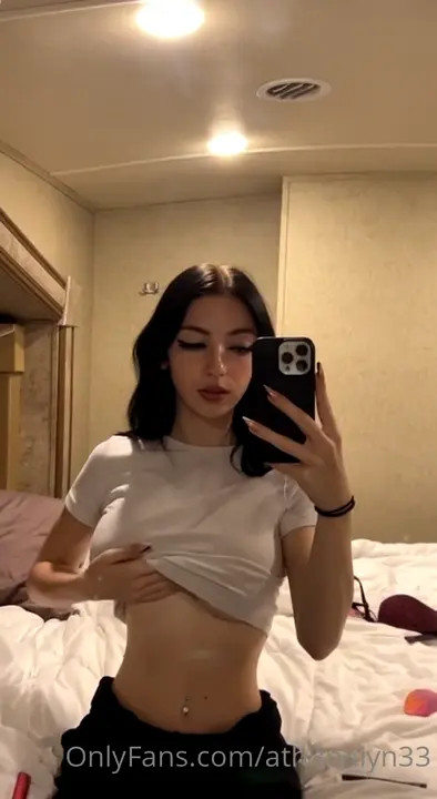 Ath3Nalyn33 Touches Her Round Titties