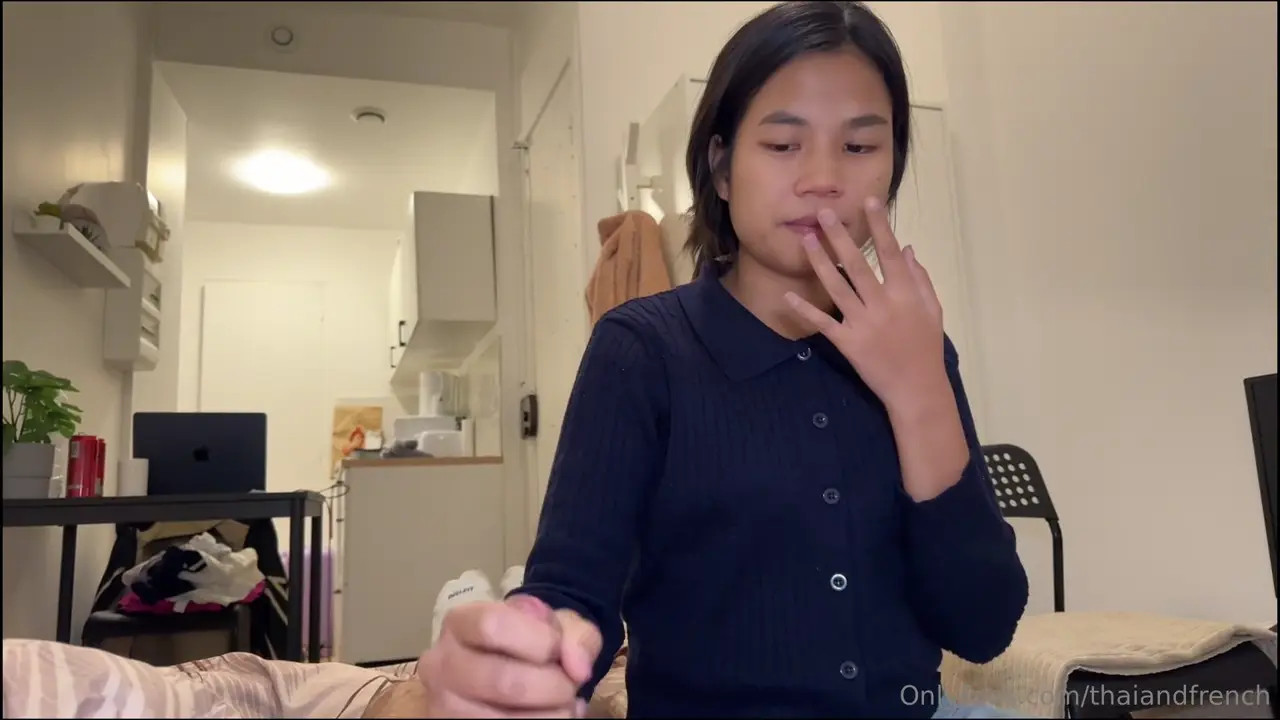 Thaiandfrench Fucks On The Bed And The Chair