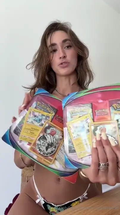 Natalie Roush Card Play And Striptease