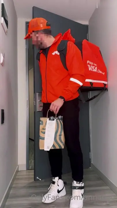 Annabgo Rides A Delivery Man's Cock