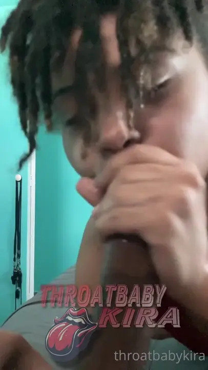 Throatbabykira Licks And Handjobs BF's Dick