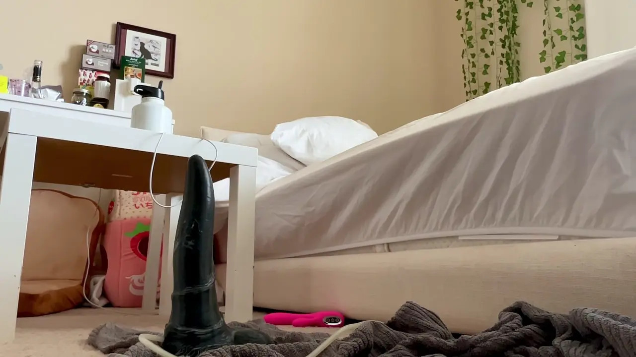 The.Bibividi Rides On A Huge Dildo