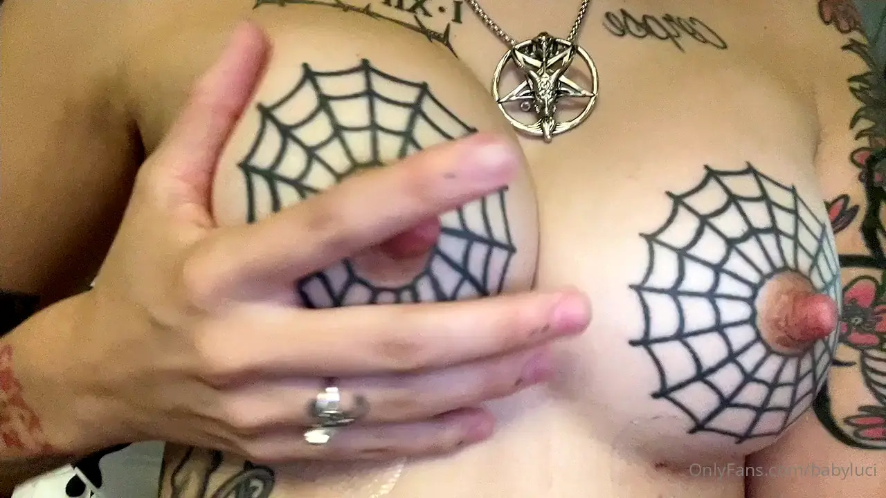 Babyluci Plays With Her Boobs