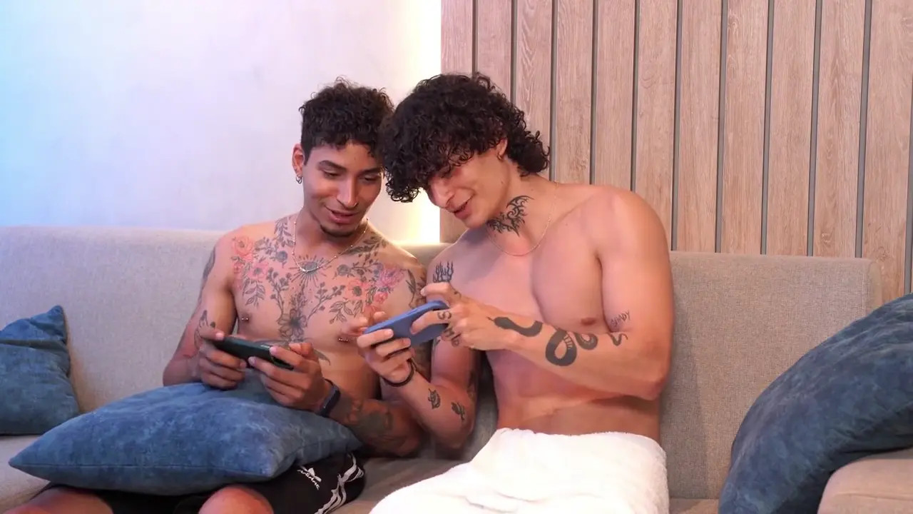 Celeste Alba Takes Two Cocks