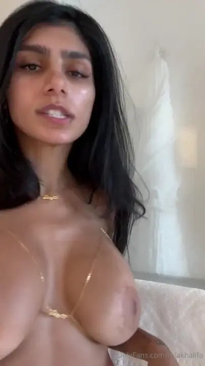 Mia Khalifa Teases During And After Shower