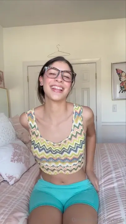 Allybean Slowly Strips Off Her Clothes