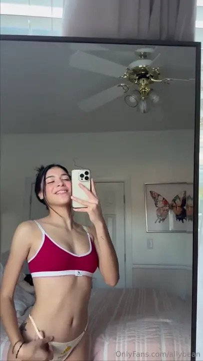 Allybean Shows Her Body In Bikini