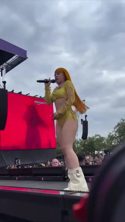 Ice Spice in Hot Outfit At Her Concert