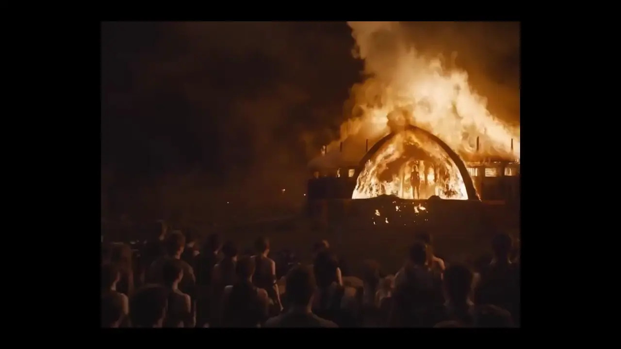 Emilia Clarke Walks With Her Tits Out