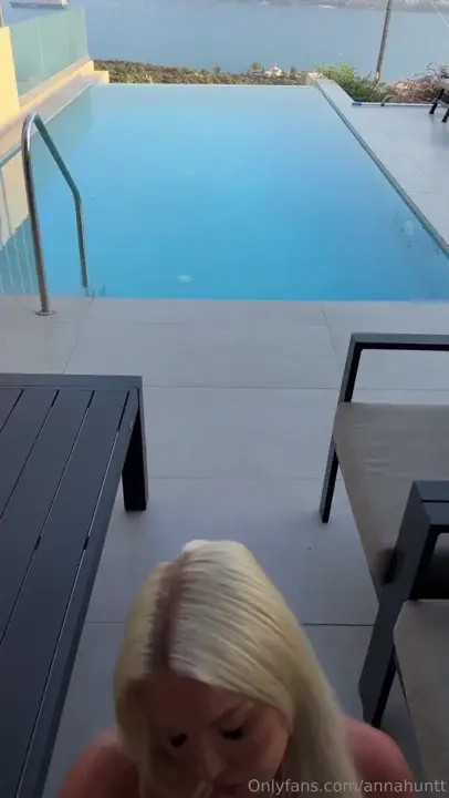 AnnaHuntt Sucks Then Rides Him Hard