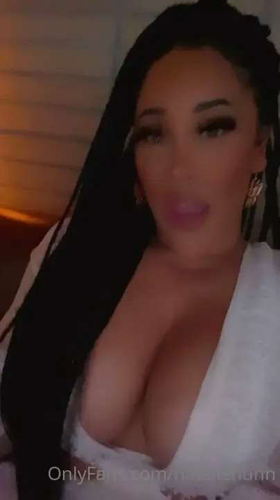Natalie Nunn Teases Her Cleavage