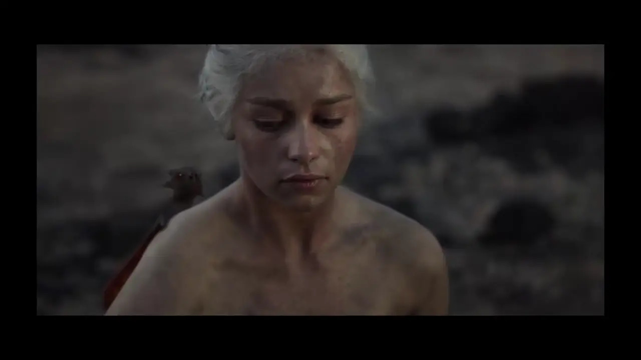 Crowd Kneels To Nude Emilia Clarke