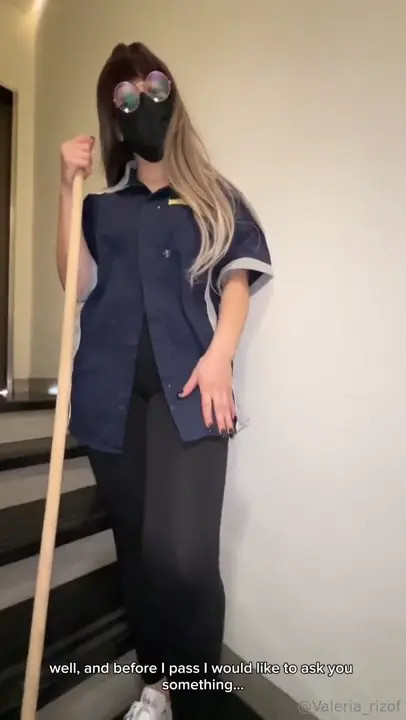 Sofia Rizof Bounces On A Dick After Cleaning