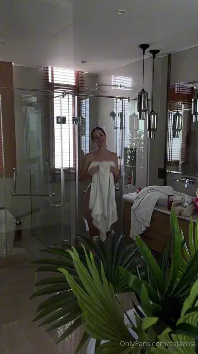 Solazola Gets Penetrated After Shower