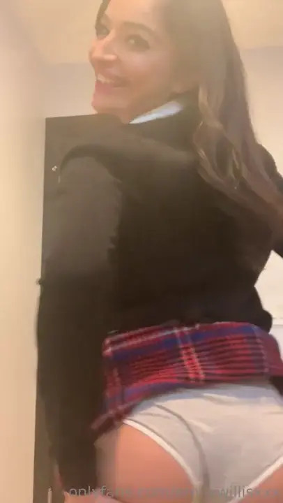 Emily Willis Plays With Pussy In Uniform