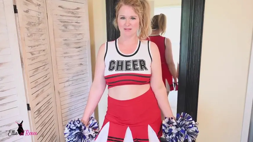 Ellie Renee Dresses As A Sexy Cheerleader