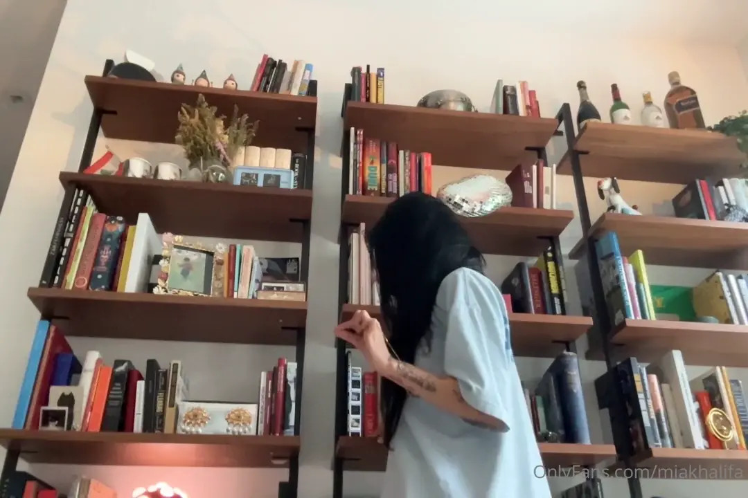 Mia Khalifa Striptease Closet Seduction