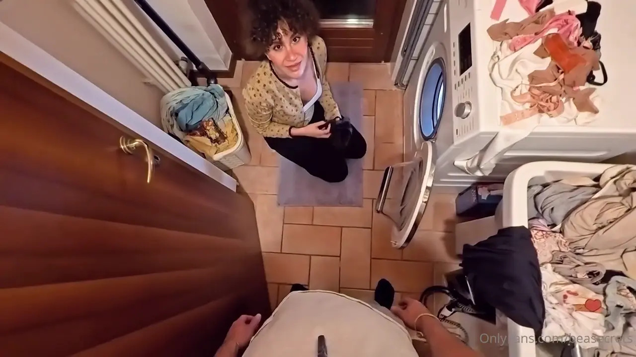 Beatrice Segreti Gets Banged Against A Washer