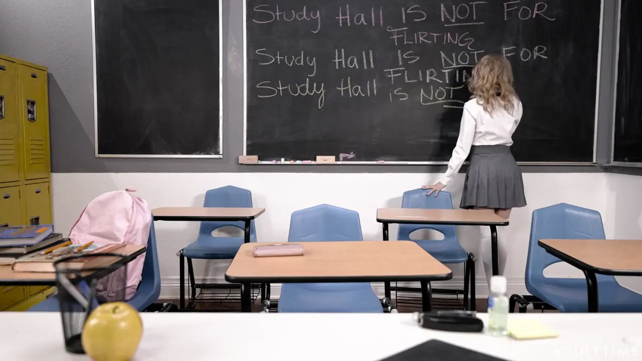 Lola Fae Gets Railed In Detention