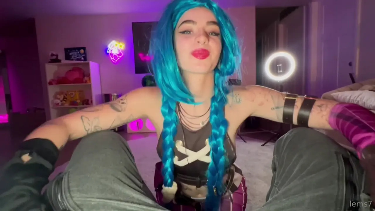 Lems7 Gets Pounded In Her Jinx Cosplay