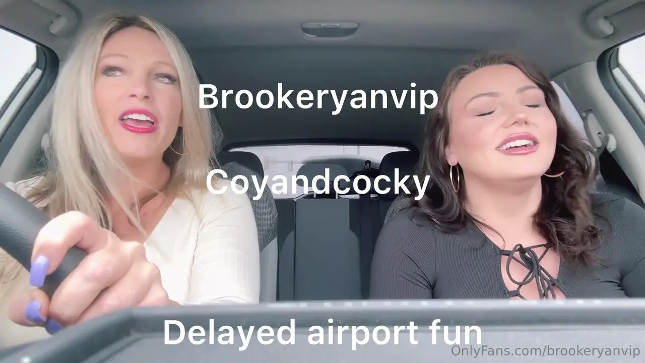 Brookeryanvip And Coyandcocky Lesbian Car Sex Tape
