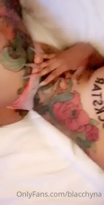 Blac Chyna Wears A Laced Thong
