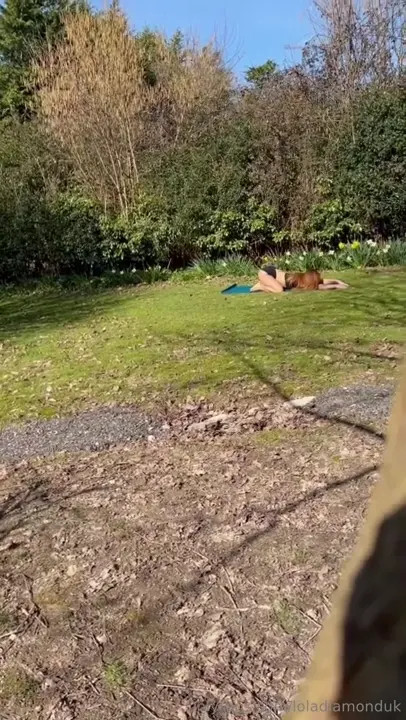 LolaDiamondUK's Outdoor Yoga Ends In Sex